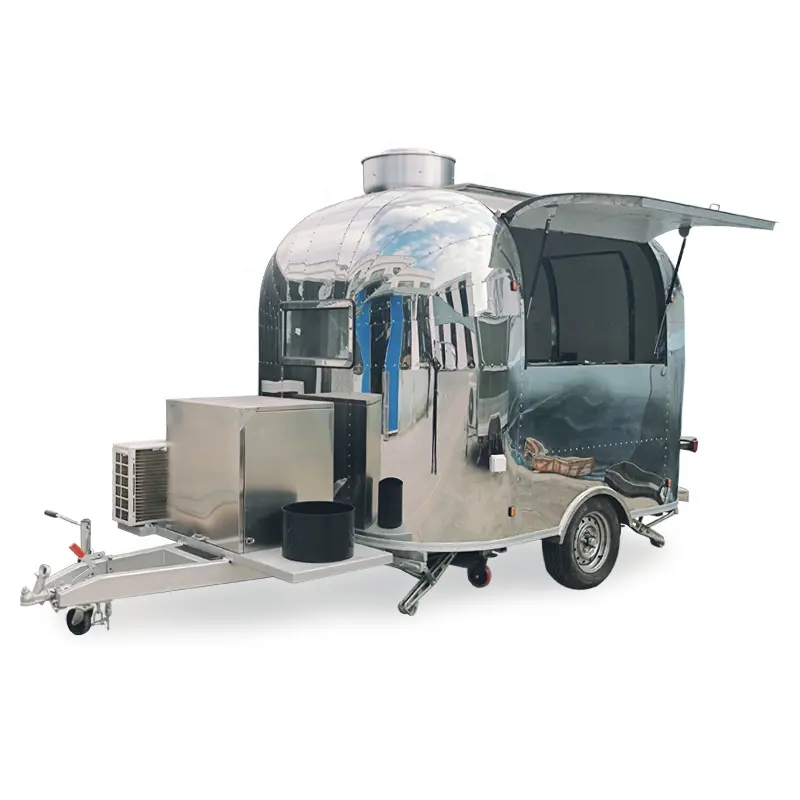 Silang รถเทรลเลอร์ Airstream ขนาดเล็ก,รถพ่วงสำหรับการเดินทางขนาดเล็กสามารถปรับแต่งได้เพียบพร้อมไปด้วย