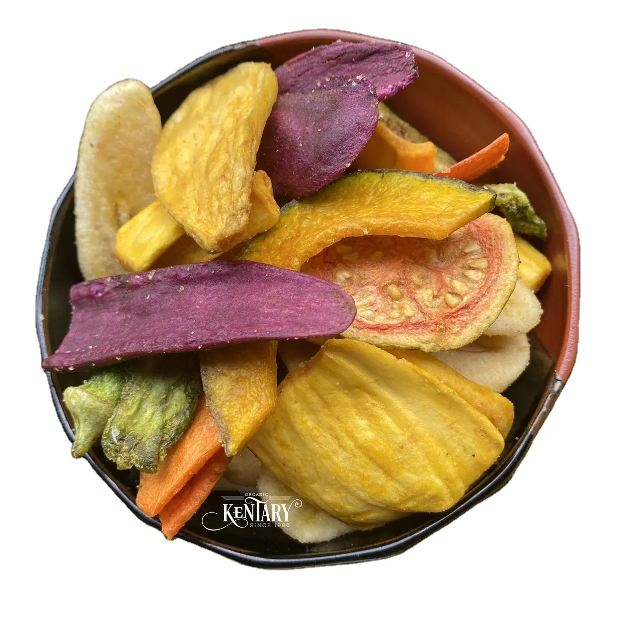 Kualitas tinggi makanan ringan campuran potongan besar keripik buah keripik sayuran tanpa gula pengawet Non GMO Harga terbaik pemasok Vietnam