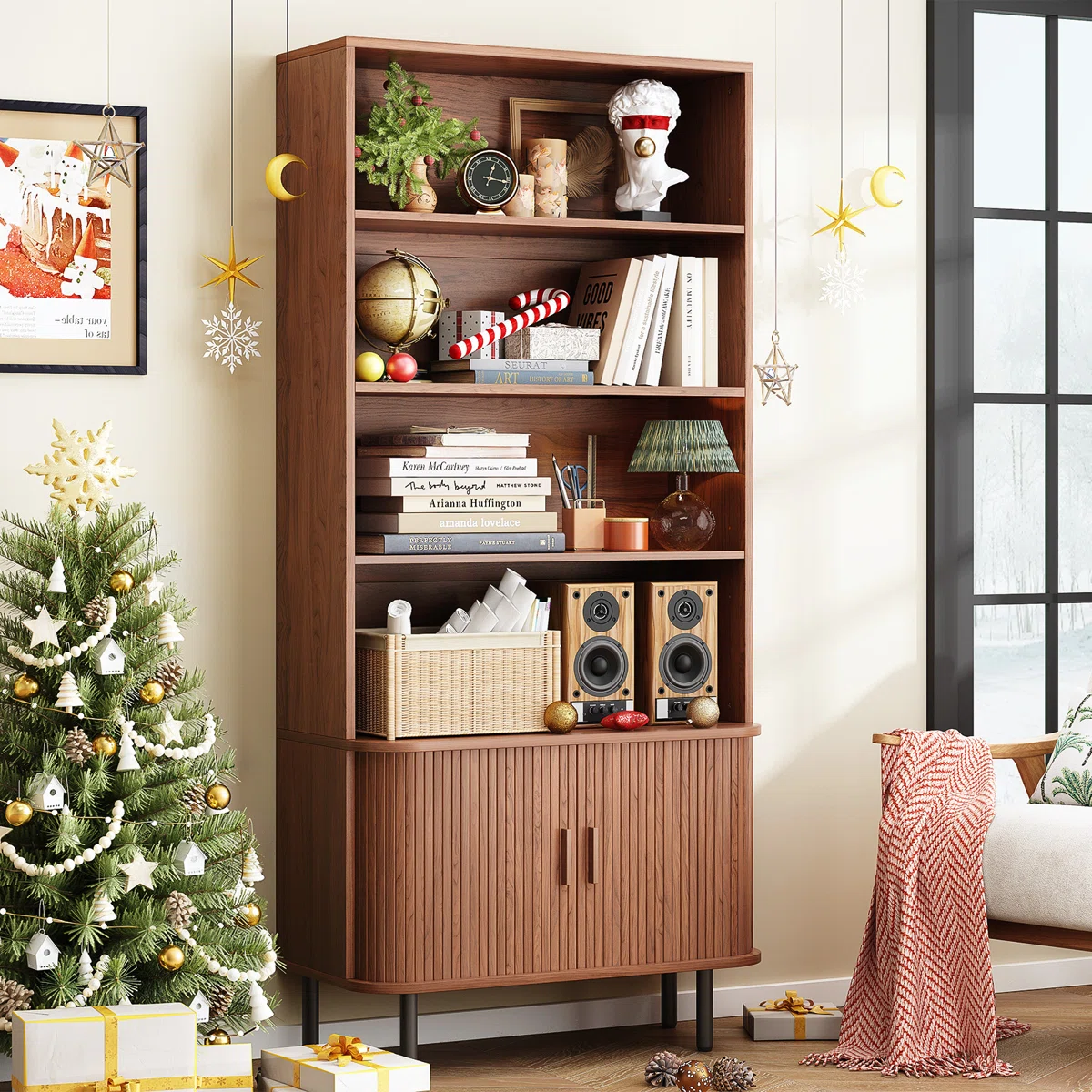 Walnut/White/Natural