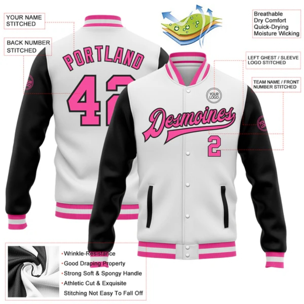 สีชมพูและสีขาว