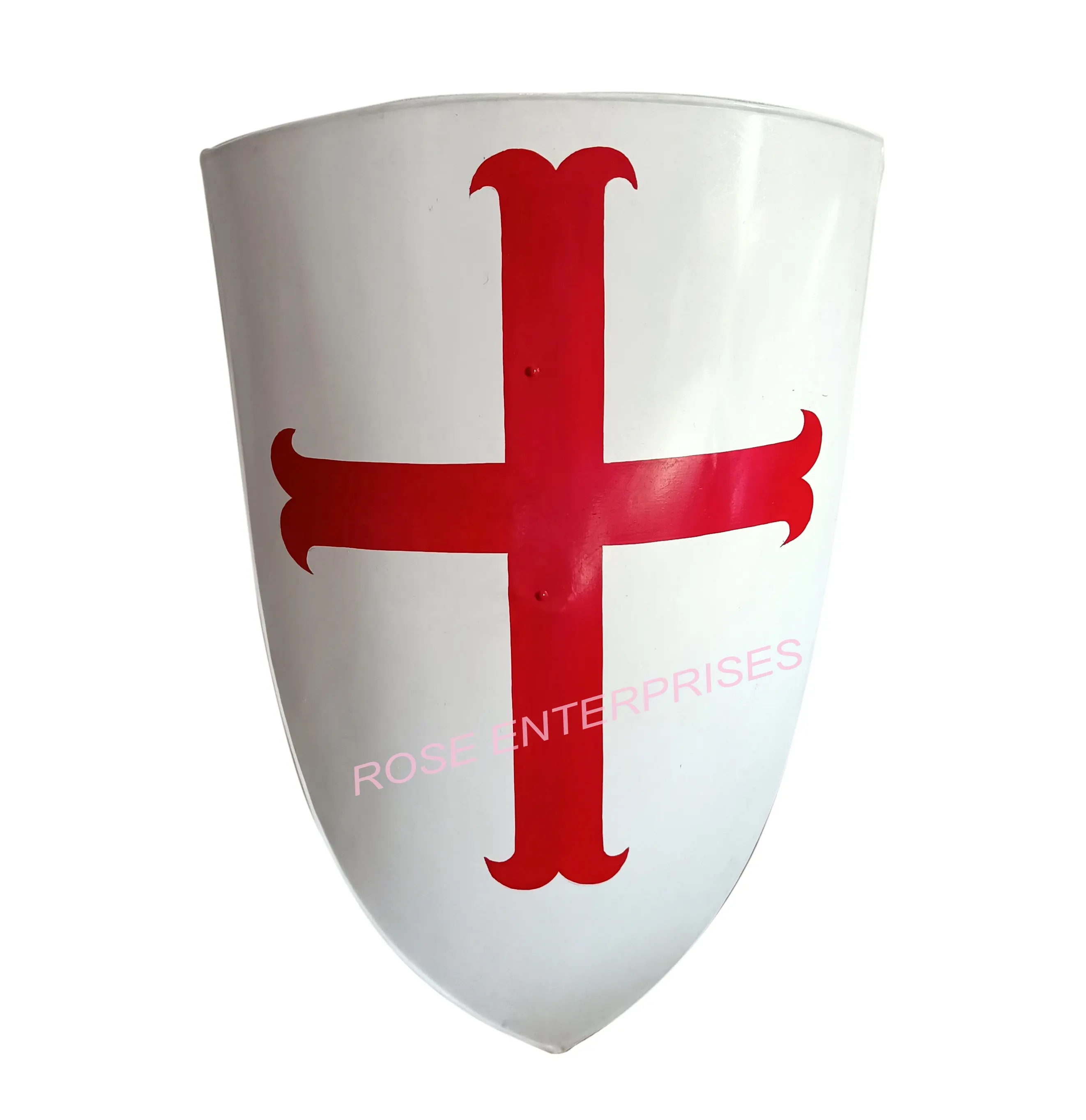 Cavaliere crociato cavaliere cavaliere croce rossa pesante medievale scudo da battaglia templare scudo decorazione da parete regalo