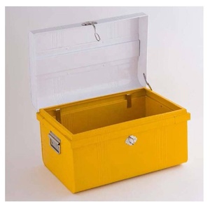 Son tasarım demir depolama gövde ile toz-kaplanmış Metal depolama sandıkları kapaklı Metal depolama gövde ile kilit - Product Image 2