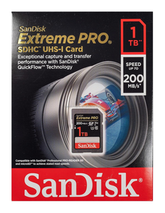 Sandisk 1TB Extreme Pro SDXC การ์ดหน่วยความจำ UHS-I, การ์ด SD, 200เมกะไบต์/วินาที, V30, U3, C10, SDSDXXD-1T00-GN4IN - Product Image 4