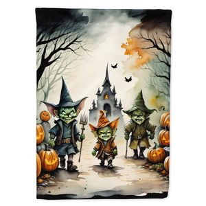 Yêu Tinh Halloween vườn Cờ Ma Quái Hộp Thư trang trí sân Banner cho Patio tác phẩm nghệ thuật nhiều màu hoa giường kích thước - Product Image 1
