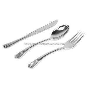 <strong>Flat</strong> <strong>Handle</strong> Metal Stainless Steel Fork Kitchen Utensils Eating Food