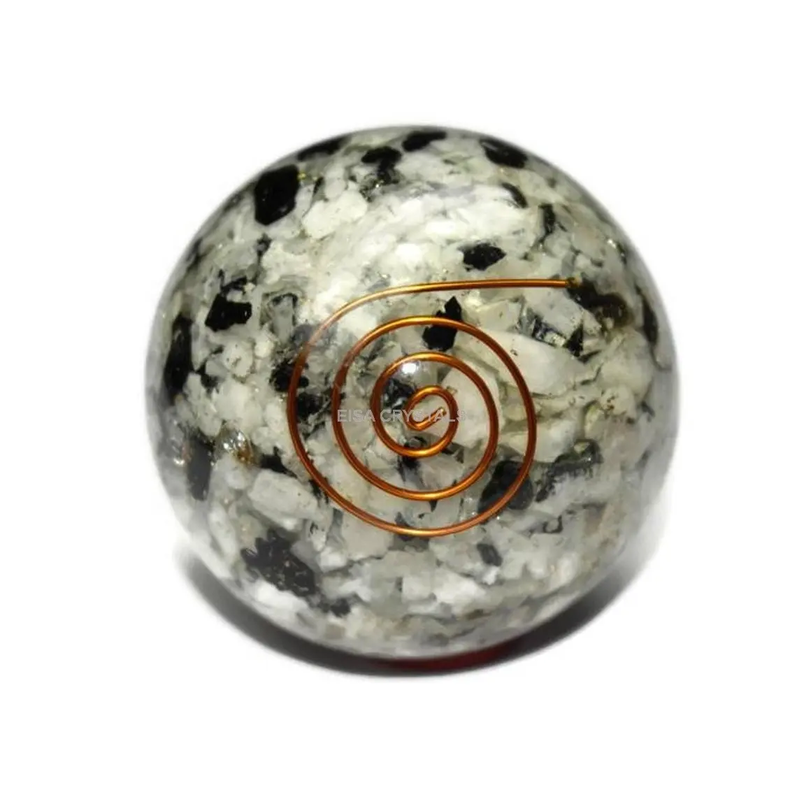 Orgonite Rainbow moon stone sfera Crystal orgone balls potente protezione curativa sfere orgone acquista Online in vendita