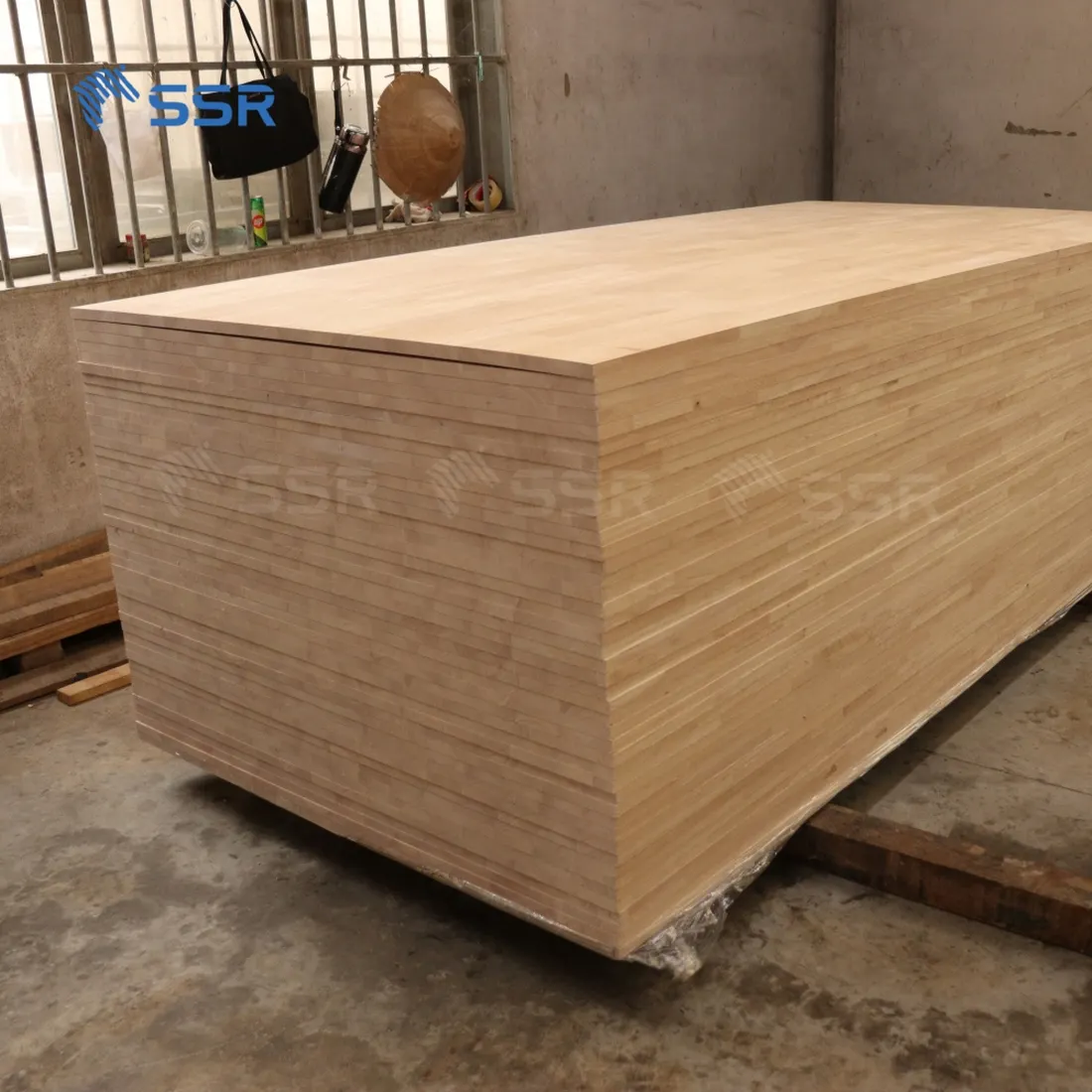 SSR VINA - Rubber Wood Finger Joint Board - Customized thickness Hevea wood finger joint board rubber wood