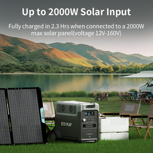 Portable 3600W Solar Generator 3840Wh000 Capacity Lifepo4 Battery 2KW Solar <strong>Input</strong> UPS Car Power <strong>Source</strong> Jump Starter Features - Product Image 5