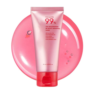 80ml韓国純度99% TXAナイアシナマイドセラミックNPハロゲン酸80ML 99夜のラップマスク - Product Image 4