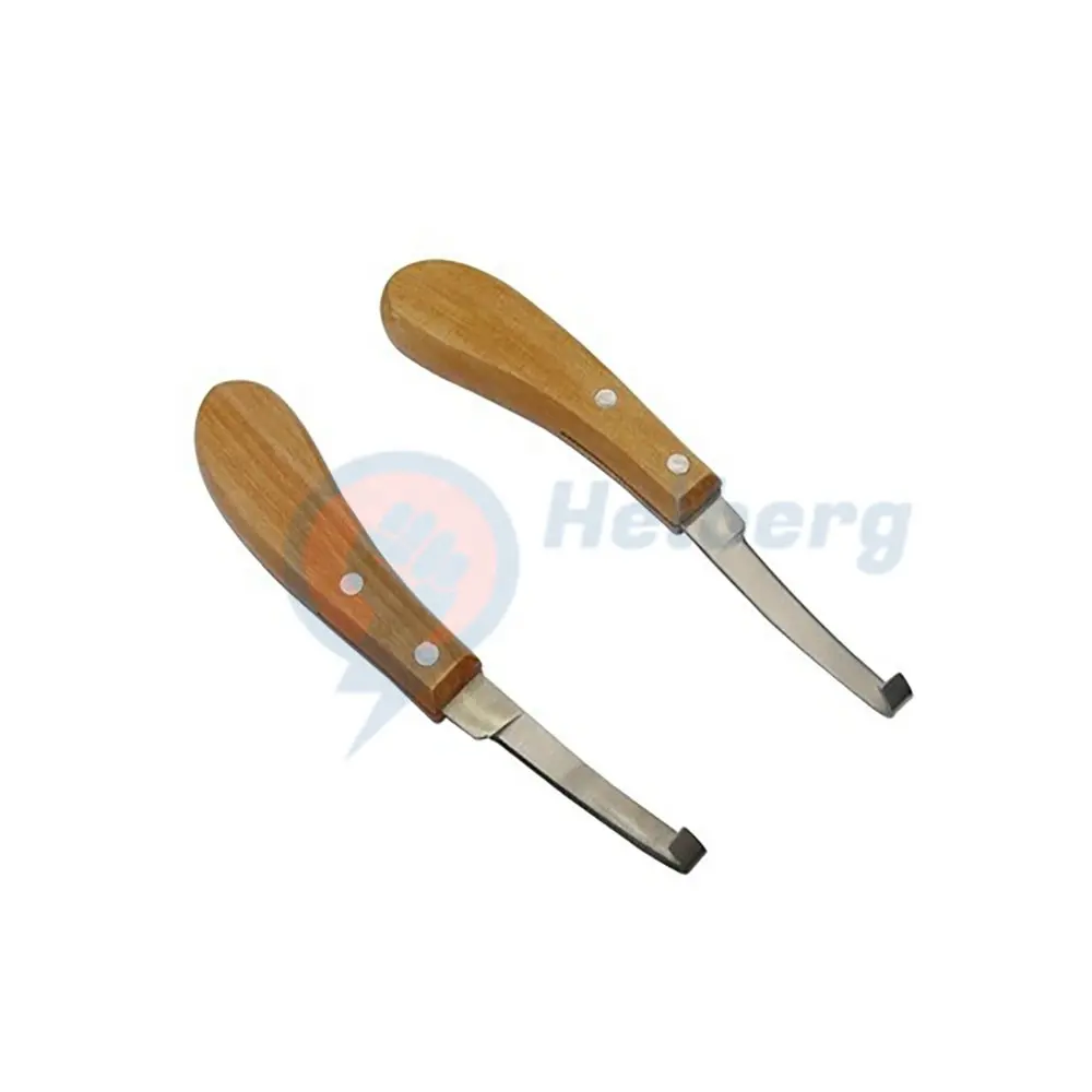 Gute Qualität Huf messer Holzgriff Horse Claws Knives Equine Veterinary