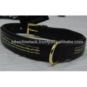 Collar de cabeza de perro de poliéster de diseñador de lujo, decoración elegante con remaches, patrón de Color sólido hecho de cuero duradero - Product Image 6