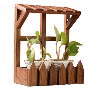 <strong>New</strong> Arrival Wooden <strong>Planter</strong> Made of 100% Natural Wood with Natural Wooden Color for Indoor/Outdoor Planting in Home and Garden - Product Image 1