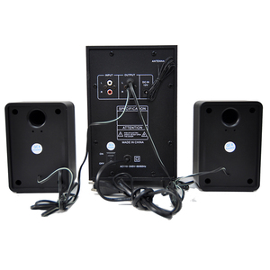 Altavoz estéreo con Radio FM para el hogar, reproductor Multimedia con sonido personalizado en colores, a la moda, Popular, directo de fábrica, 2,1 - Product Image 1