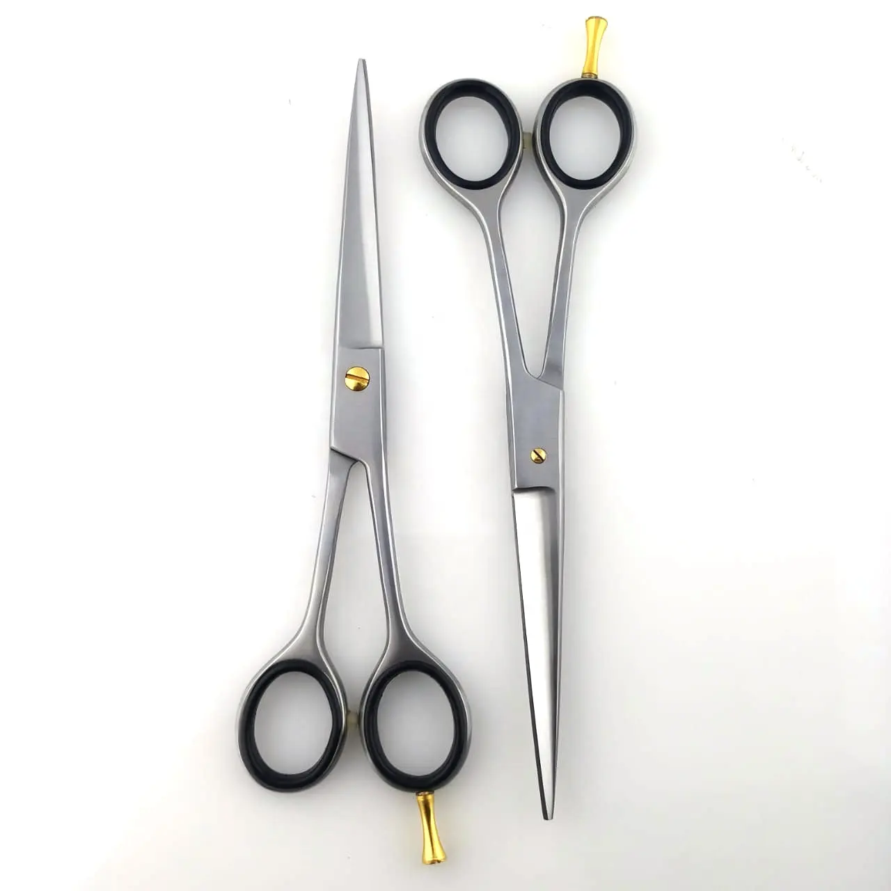 Ciseaux de barbier professionnels ciseaux à cheveux en acier inoxydable ciseaux de coiffure amincissants pour coiffeurs barbiers rasoir tranchant