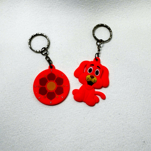 Quan Chi Eco-Friendly High Quality Silicone/Rubber Keychain Customizable with Logo OEM Design Accepted Factory Price - Product Image 5