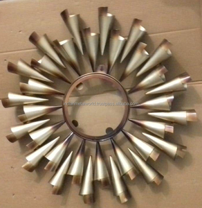 Yeni tasarım sopalarla heykel Metal duvar sanatı altın oturma odası ev dekor duvar sanatı sıcak satış