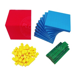 Eğitim plastik taban on blok numara seti okul - Product Image 2