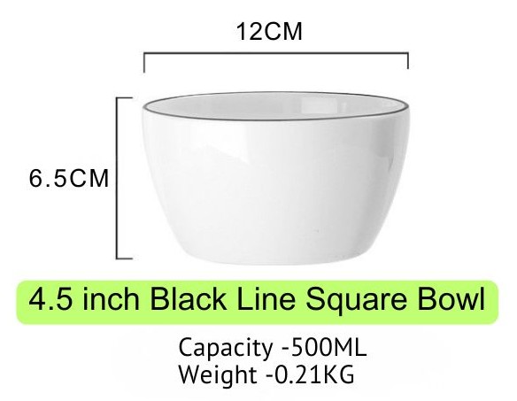 4.5" square surface Bowl