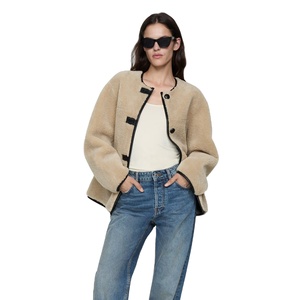 女式自行车外套pu皮外套拉链套装春秋女式时尚短薄女式夹克2024 - Product Image 1