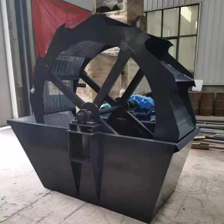 Cleaning river sand mine sand and gravel separation wheel bucket sand washing machine