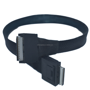 Hiệu suất cao PCIe Gen5 gen4 mcio Slim SAS U2 NVMe che chắn đồng kết nối cáp cho tính toán máy chủ OEM tích hợp - Product Image 3