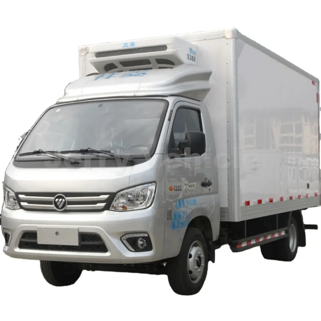 1.5t 2t Mini Refrigerado Frio Caminhão Livre personalização transporte vegetal Carne congelar caminhão Frigorífico