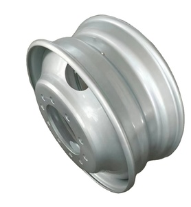 גלגל פלדה לבן או כסף 24.5x8.25 משאית שולי מחיר טוב rims באיכות גבוהה 2 חורי הול סיני ייצור צפון אמריקה