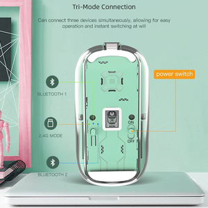 Souris sans fil optique magique de haute qualité IFacemall, neuve et originale, pour macbook, souris sans fil pour ordinateur portable, multi-appareils - Product Image 5