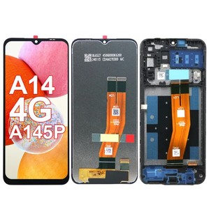 Yedek parçalar A14 4G A145P A145M A145R sayısallaştırıcı meclisi dokunmatik ekran A14 4G ekran Samsung Lcd ekran modülü