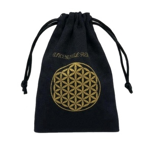 100% Cotton Reusable Drawstring Pouch Customized Small Muslin Bag for Organic <strong>Produce</strong> for Shopping with Logo Print - Product Image 4