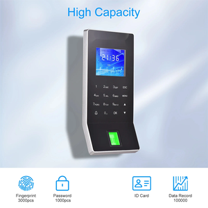 Sistema di controllo di accesso biometrico della porta del registratore di tempo dell'impronta digitale per la palestra - Product Image 4