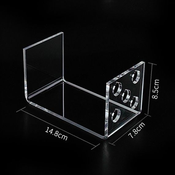 Transparent 5 Holes
