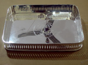 矩形镀银托盘 - Product Image 4