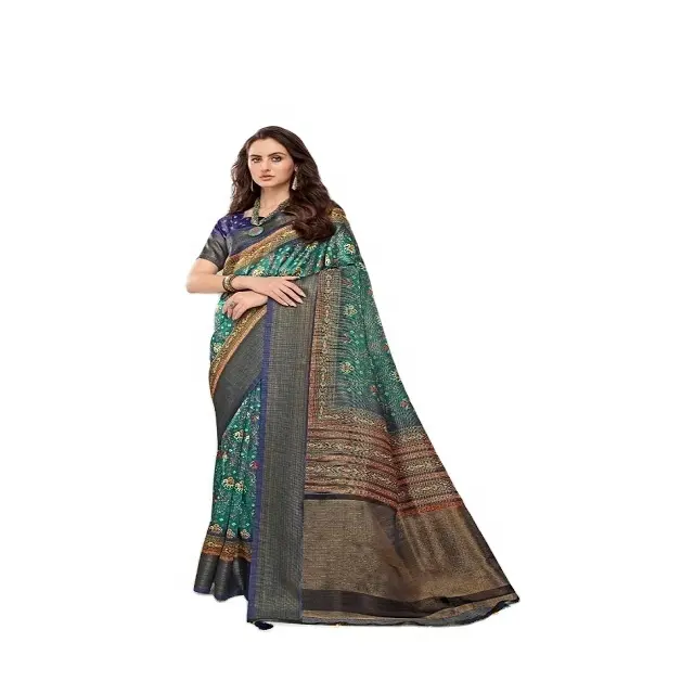 Индийские экспортные качественные хлопковые сари для женщин по низкой цене Этническая Одежда для свадебной одежды по оптовой цене из Индии