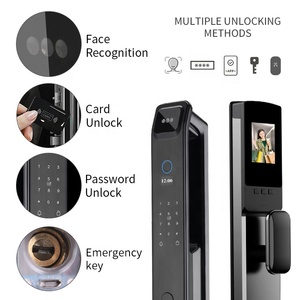 <strong>Security</strong> 3D Face Recognition Fingerprint LockTop Wifi Camera Digital Locks Nfc Card Key Rfid <strong>Code</strong> Smart Door Lock - Product Image 3