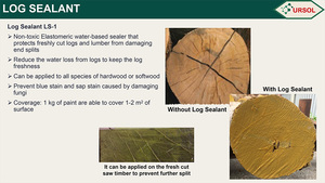 End Grain Sealer for Wood & Decks Prevents Moisture <strong>Loss</strong> and <strong>Drying</strong> Splits <strong>on</strong> Cut Ends Woodworking Adhesive & Sealant