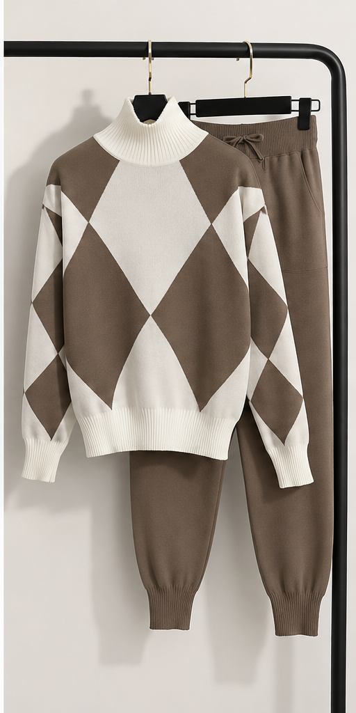 Taupe / Blanc