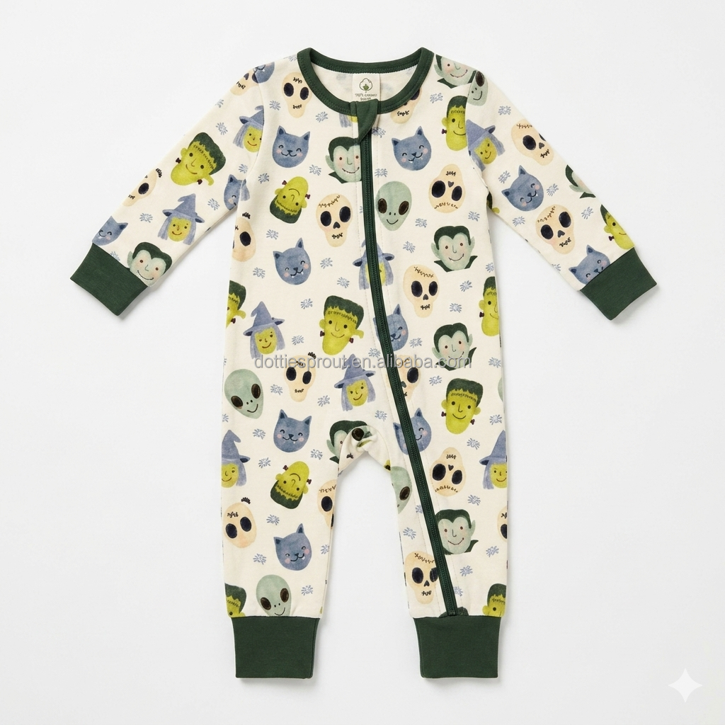 Little Monster Crew Romper