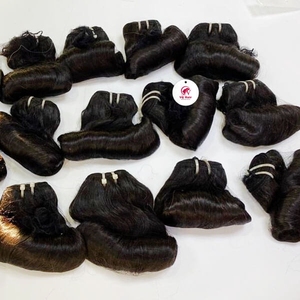 En iyi kalite süper yumurta kıvırmak vietnamca bakire Remy insan saçından örülmüş DELUXE saç peruk yapmak için saç ekleme - Product Image 2