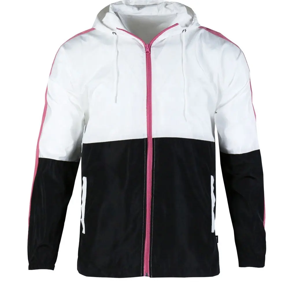 Jaqueta corta-vento masculina personalizada com logotipo de marca de alta qualidade leve e impermeável OEM