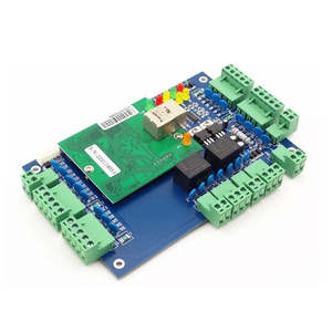 Pannello di controllo accessi ad alta sicurezza due porte due vie TCP/IP 40000 scheda di controllo biometrica della porta