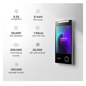 Feocy FCV4905 AI biometrico riconoscimento facciale dispositivo di controllo di accesso Android presenza di tempo lettore QR codice Scanner di visione notturna - Product Image 2