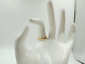リアルゴールド電気メッキリング真鍮コア、滑らかな仕上げ、ファッションに最適-フォワード個人