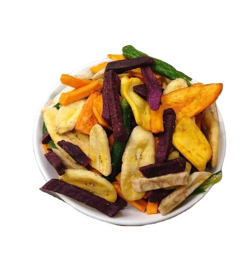 Vietnam best quality vegetable and fruit mix Dried Fruits and Vegetables Chips for snack Good Price Wholesale
