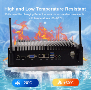 Intel Core I3 I5 I7 Industrial Box <strong>Computer</strong> Triple Display <strong>Embedded</strong> 8GB/32GB Linux OS Mini Fanless PC <strong>GPIO</strong> RS232 RS485 Dual LAN - Product Image 4