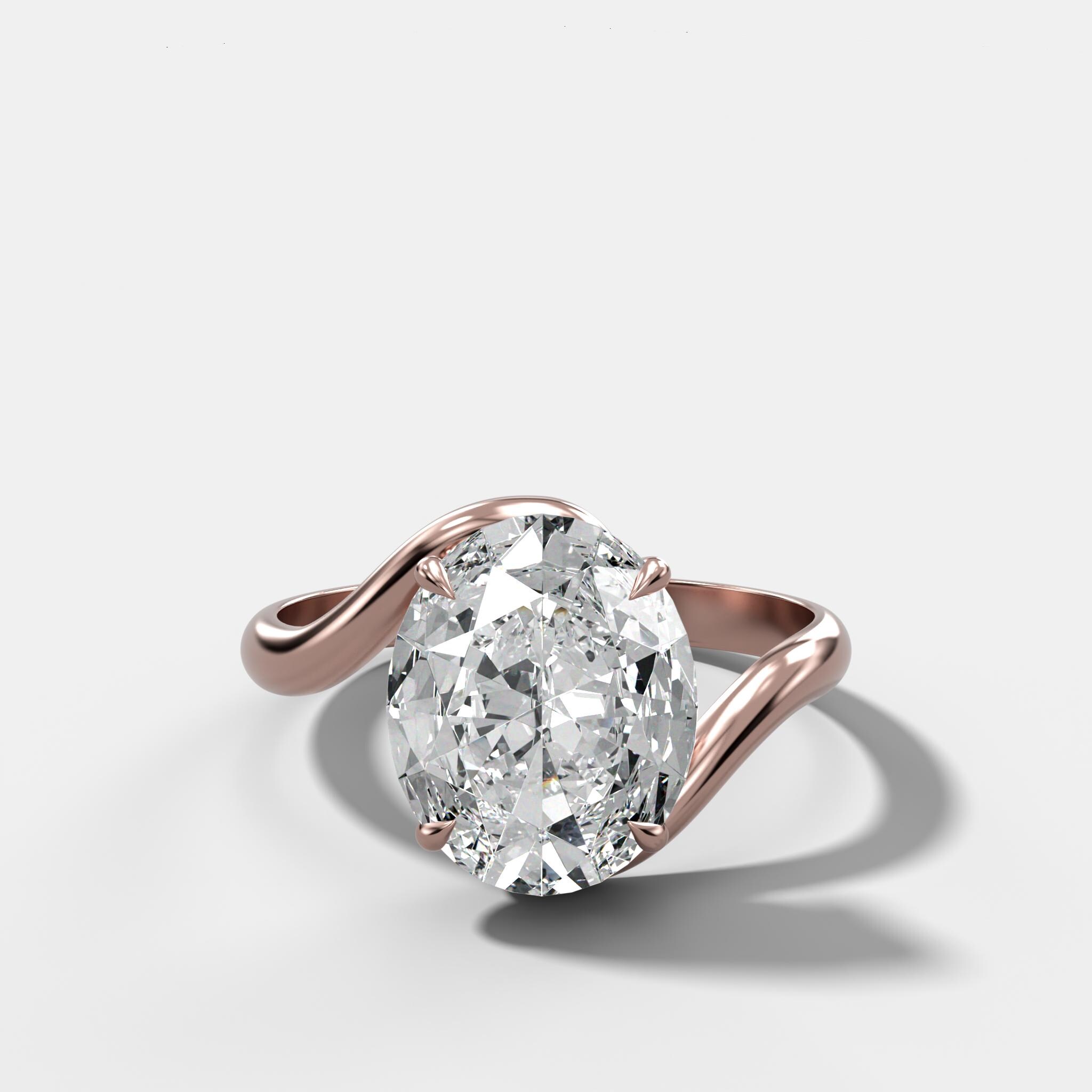 Bague en or rose 14 carats