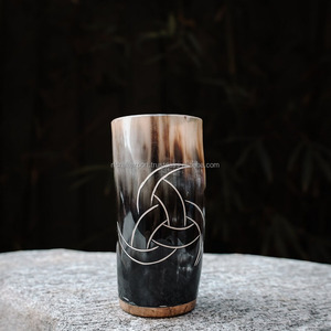 Buffalo <strong>Horn</strong> Whiskey Shot <strong>Cup</strong> or Glass Whisky Real <strong>Horn</strong> Vintage From India by RF Crafts - Product Image 6