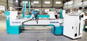 CNC di alta qualità 1530-2A tornio in legno a doppio coltello ad asse singolo con caricamento e scarico completamente automatico - Product Image 4