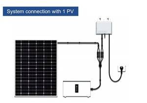 800w 600w能源电站阳台太阳能系统单晶电池存储面板安装混合即插即用 - Product Image 4