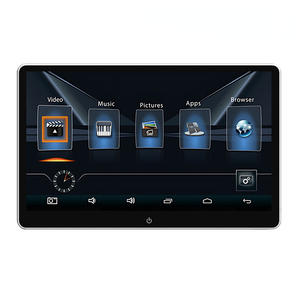 13.3 Inch 4G Wifi GPS Taxi Android IPS <strong>LCD</strong> Touch Screen Monitor Video HD Resolution Car Taxi Advertising Headrest Screen - Product Image 2